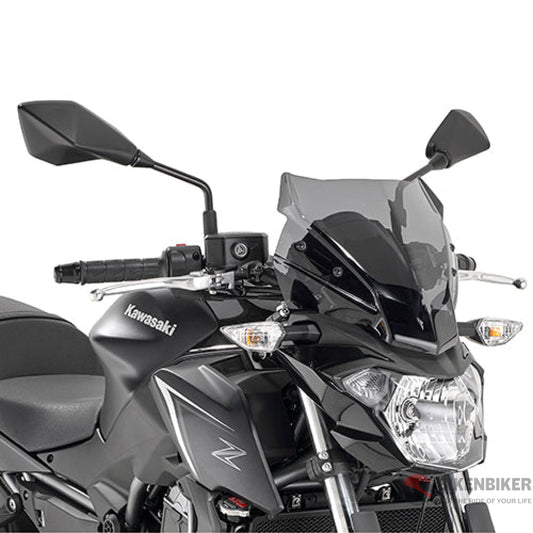 Windscreen For Kawaski Z650 (Smoked) - Givi Windscreen