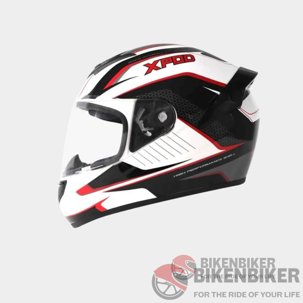 Xpod Dual Tone Helmet - Tvs Racing