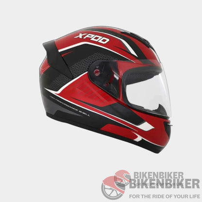 Xpod Dynamic Dual Tone - Red Tvs Helmet