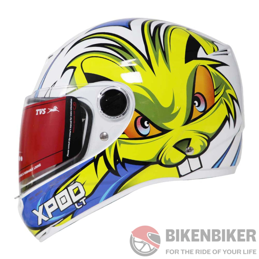 Tvs-Xpod Lt - Angry Bunny Helmet