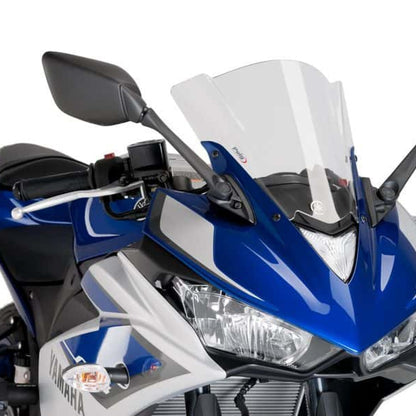 Z Racing Screen For Yamaha R3(2015-18) - Puig Windscreen