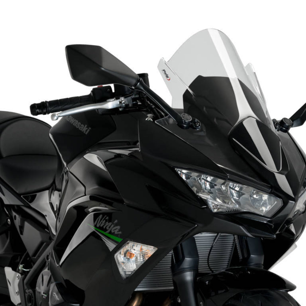 Z-Racing Windscreen For Ninja 650 - Puig Clear Windscreen