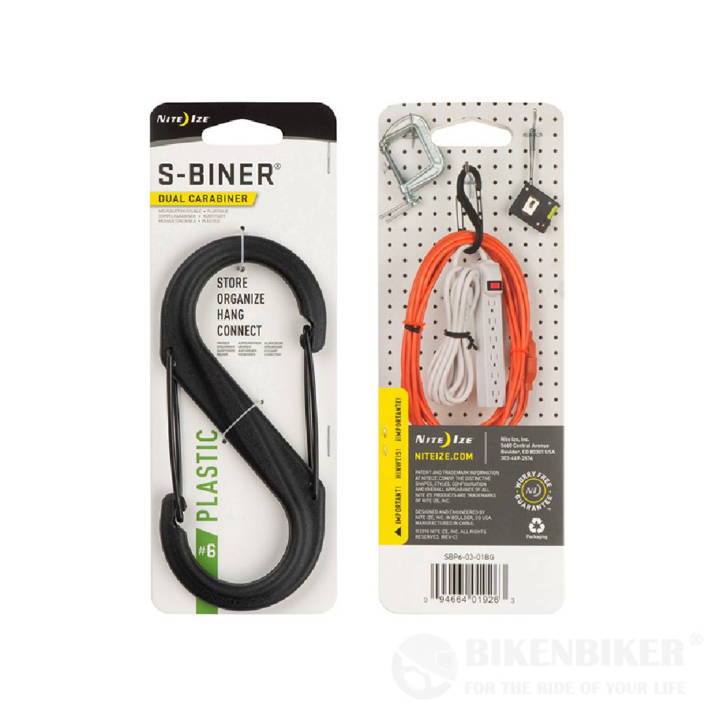 S-Biner® Plastic Dual Carabiner